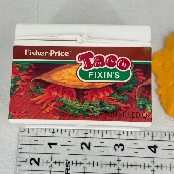 Fisher Price Taco Fixin's Fun With Food 1988 Vintage Pretend Play Replacements - Picture 10 of 11